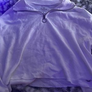 hollister boyfriend tee cropped